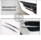 Honda Civic X Chrome Bumper Fog Light Garnish Durable Pair
